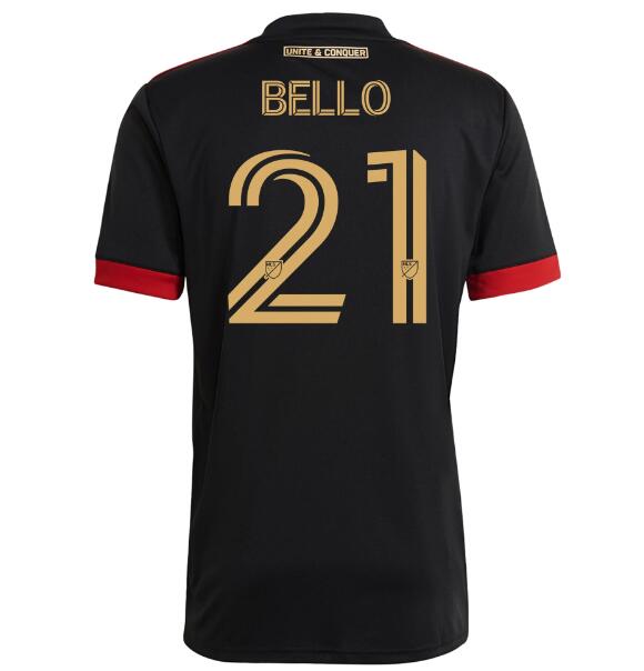 2021/22 Atlanta United FC Home Kit Soccer Jersey #21 GEORGE BELLO